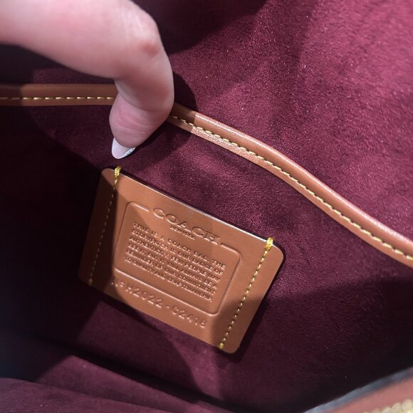 COACH Beat Shoulder Bag In Signature Canvas With Horse And Carriage Print - Picture 12 of 14